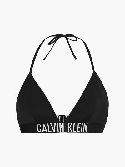 Calvin Klein Fürdőruha HU746421 | Calvin Klein Intense Power Triangle Női Bikini Felső Fekete